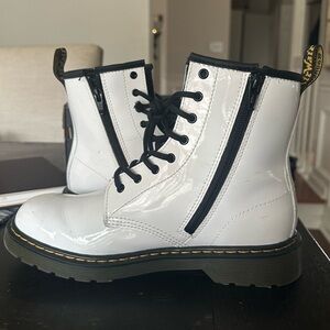 Dr. Martens White Combat Boots